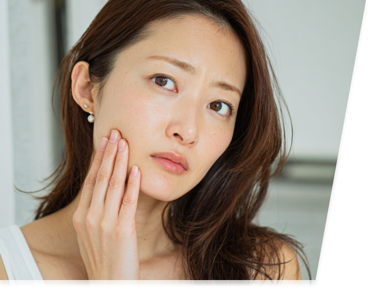 歯肉退縮の説明画像